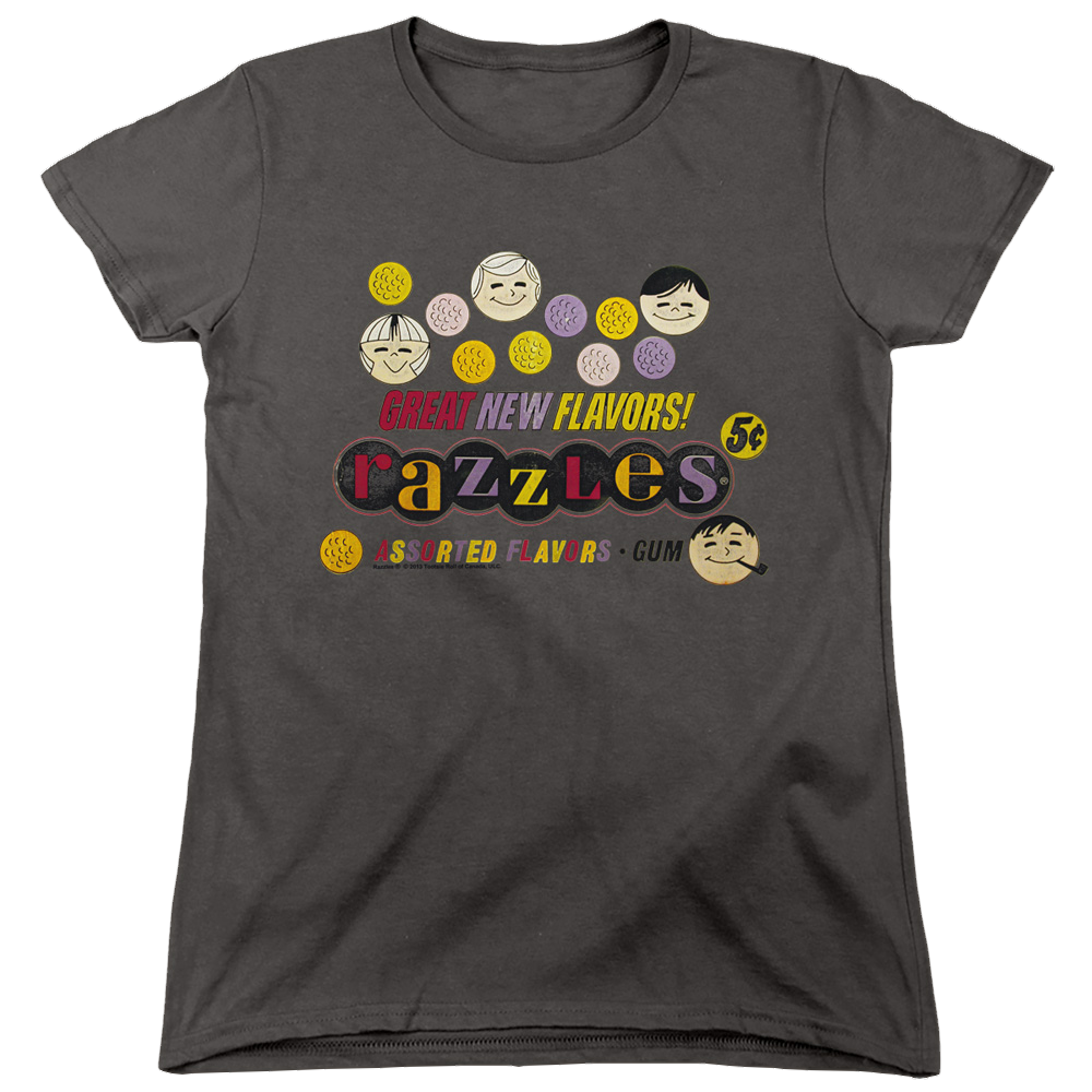 Dubble Bubble Razzles Retro Box - Women's T-Shirt Women's T-Shirt Dubble Bubble   