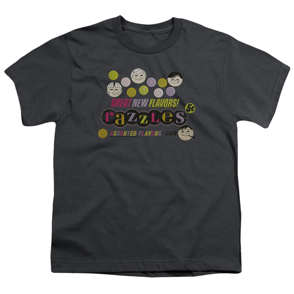 Dubble Bubble Razzles Retro Box - Youth T-Shirt (Ages 8-12) Youth T-Shirt (Ages 8-12) Dubble Bubble   