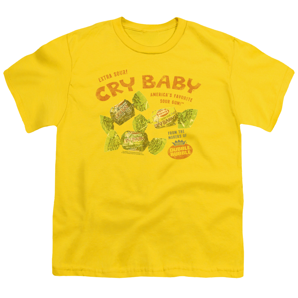Cry Babies Vintage Ad - Youth T-Shirt (Ages 8-12) Youth T-Shirt (Ages 8-12) Dubble Bubble   