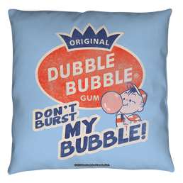 Dubble Bubble Burst Bubble Throw Pillow Throw Pillows Dubble Bubble   
