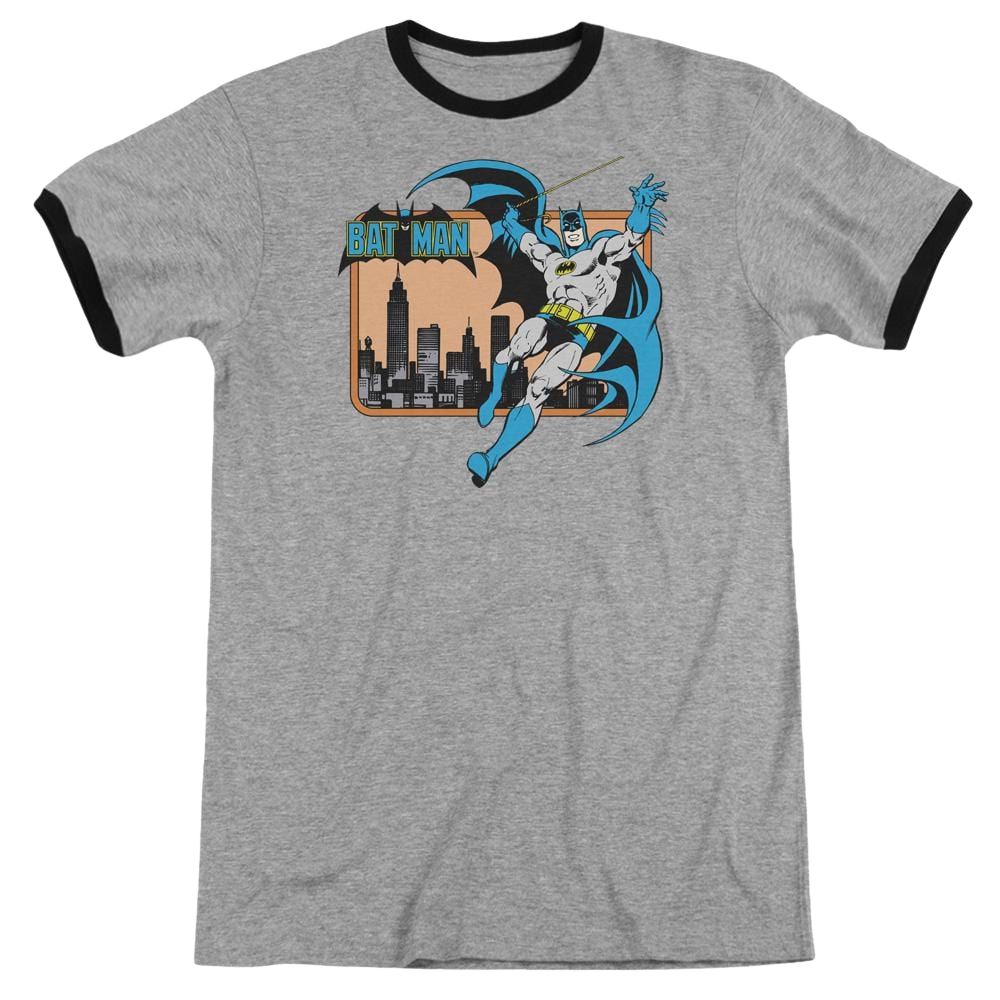 DC Comics Batman In The City - Men's Ringer T-Shirt Men's Ringer T-Shirt Batman   