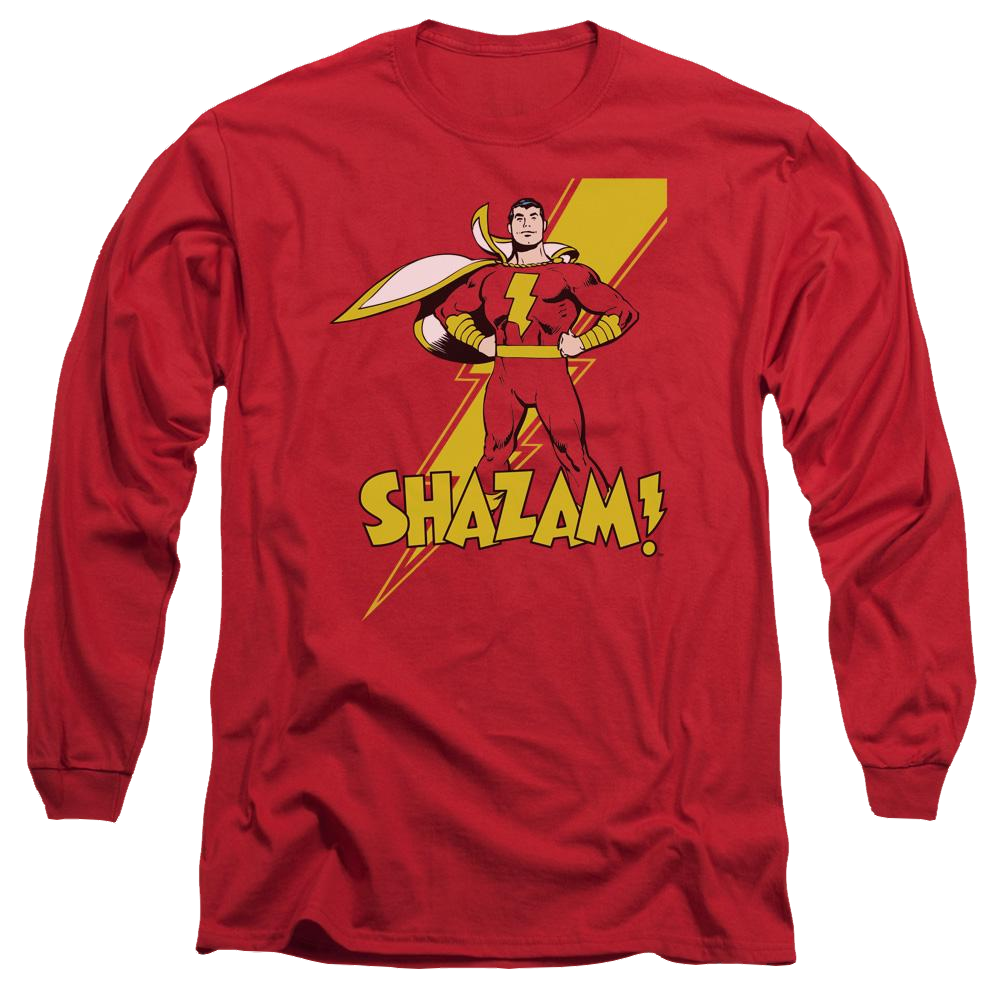 DC Comics Shazam! - Men's Long Sleeve T-Shirt Men's Long Sleeve T-Shirt Shazam   