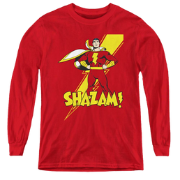Shazam Shazam - Youth Long Sleeve T-Shirt Youth Long Sleeve T-Shirt Shazam   