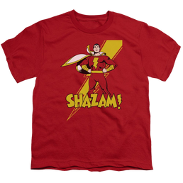 Shazam Shazam - Youth T-Shirt Youth T-Shirt (Ages 8-12) Shazam   
