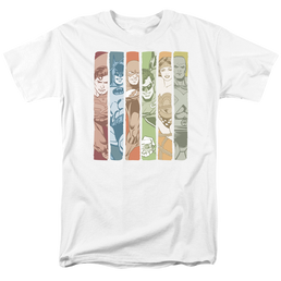 DC Comics Justice League Columns - Men's Regular Fit T-Shirt Men's Regular Fit T-Shirt Justice League   