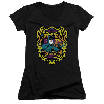 DC Comics Appearing Tonight - Juniors V-Neck T-Shirt Juniors V-Neck T-Shirt Batman   