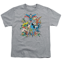 Justice League Justice League Assemble - Youth T-Shirt Youth T-Shirt (Ages 8-12) Justice League   