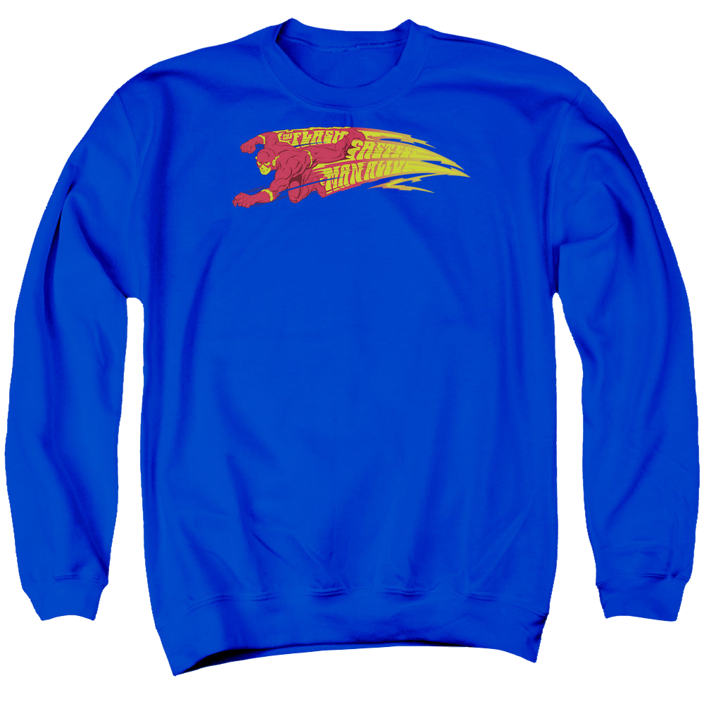 Flash, The Fastest Man Alive - Men's Crewneck Sweatshirt Men's Crewneck Sweatshirt The Flash   