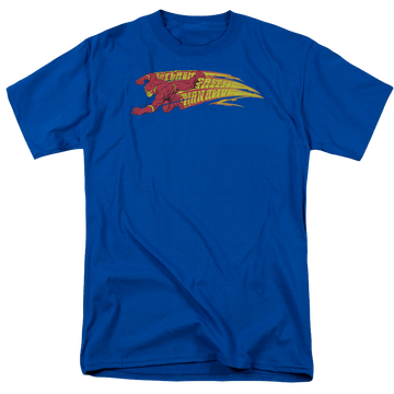 Royal men's regular fit t-shirt with The Flash Fastest Man Alive graphic