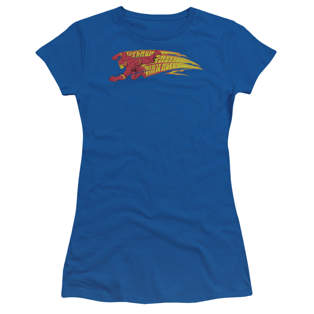 Flash, The Fastest Man Alive - Juniors T-Shirt Juniors T-Shirt The Flash   