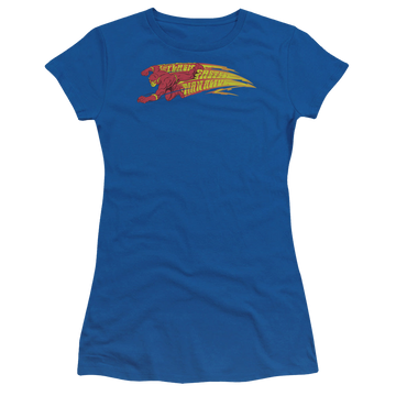 Royal juniors t-shirt with The Flash Fastest Man Alive graphic