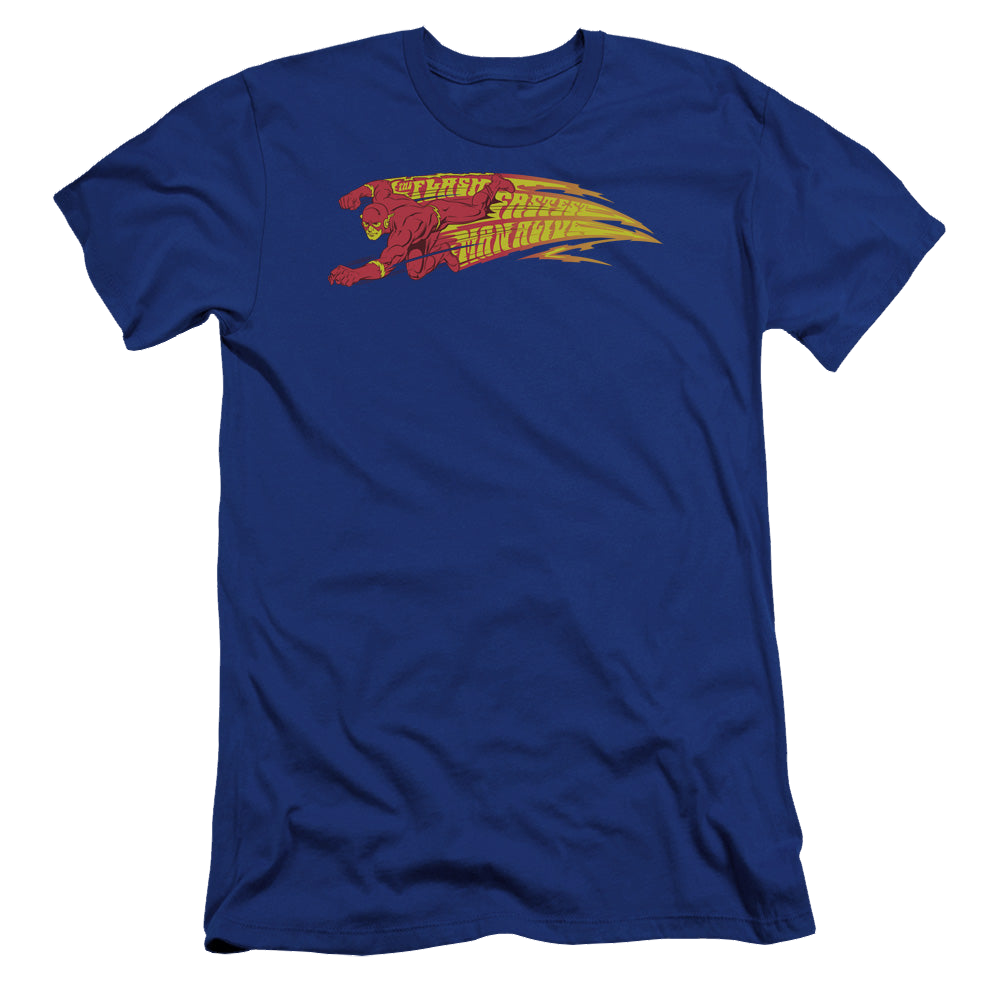 Flash, The Fastest Man Alive - Men's Premium Slim Fit T-Shirt Men's Premium Slim Fit T-Shirt The Flash   