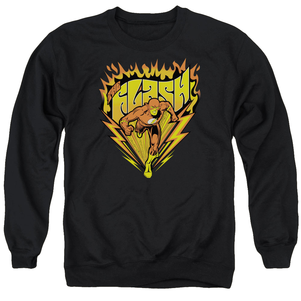 Flash, The Blazing Speed - Men's Crewneck Sweatshirt Men's Crewneck Sweatshirt The Flash   