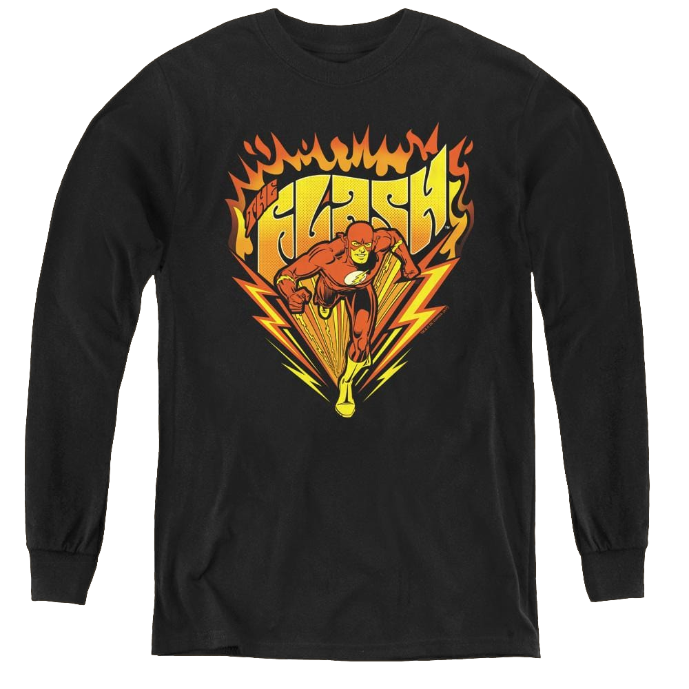 Flash, The Blazing Speed - Youth Long Sleeve T-Shirt Youth Long Sleeve T-Shirt The Flash   
