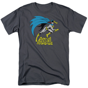 Charcoal men's regular fit t-shirt with Batman Batgirl Is Hot graphic