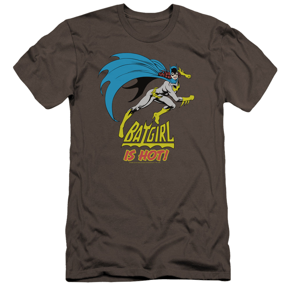 Batgirl Batgirl Is Hot - Men's Premium Slim Fit T-Shirt Men's Premium Slim Fit T-Shirt Batman   