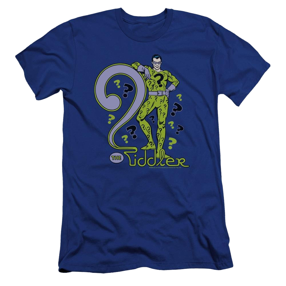 DC Comics The Riddler - Men's Premium Slim Fit T-Shirt Men's Premium Slim Fit T-Shirt DC Comics   