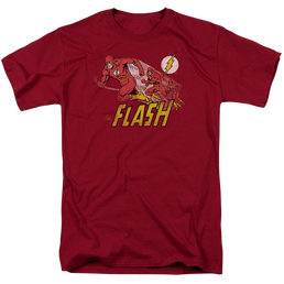 Flash, The Crimson Comet - Men's Regular Fit T-Shirt Men's Regular Fit T-Shirt The Flash   