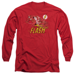 Flash, The Crimson Comet - Men's Long Sleeve T-Shirt Men's Long Sleeve T-Shirt The Flash   