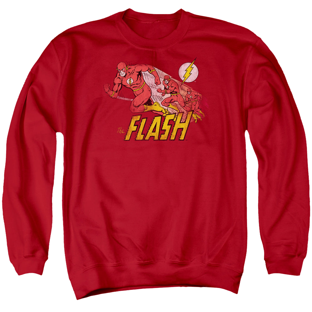 Flash, The Crimson Comet - Men's Crewneck Sweatshirt Men's Crewneck Sweatshirt The Flash   