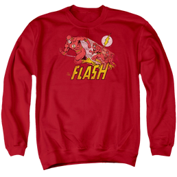 Flash, The Crimson Comet - Men's Crewneck Sweatshirt Men's Crewneck Sweatshirt The Flash   