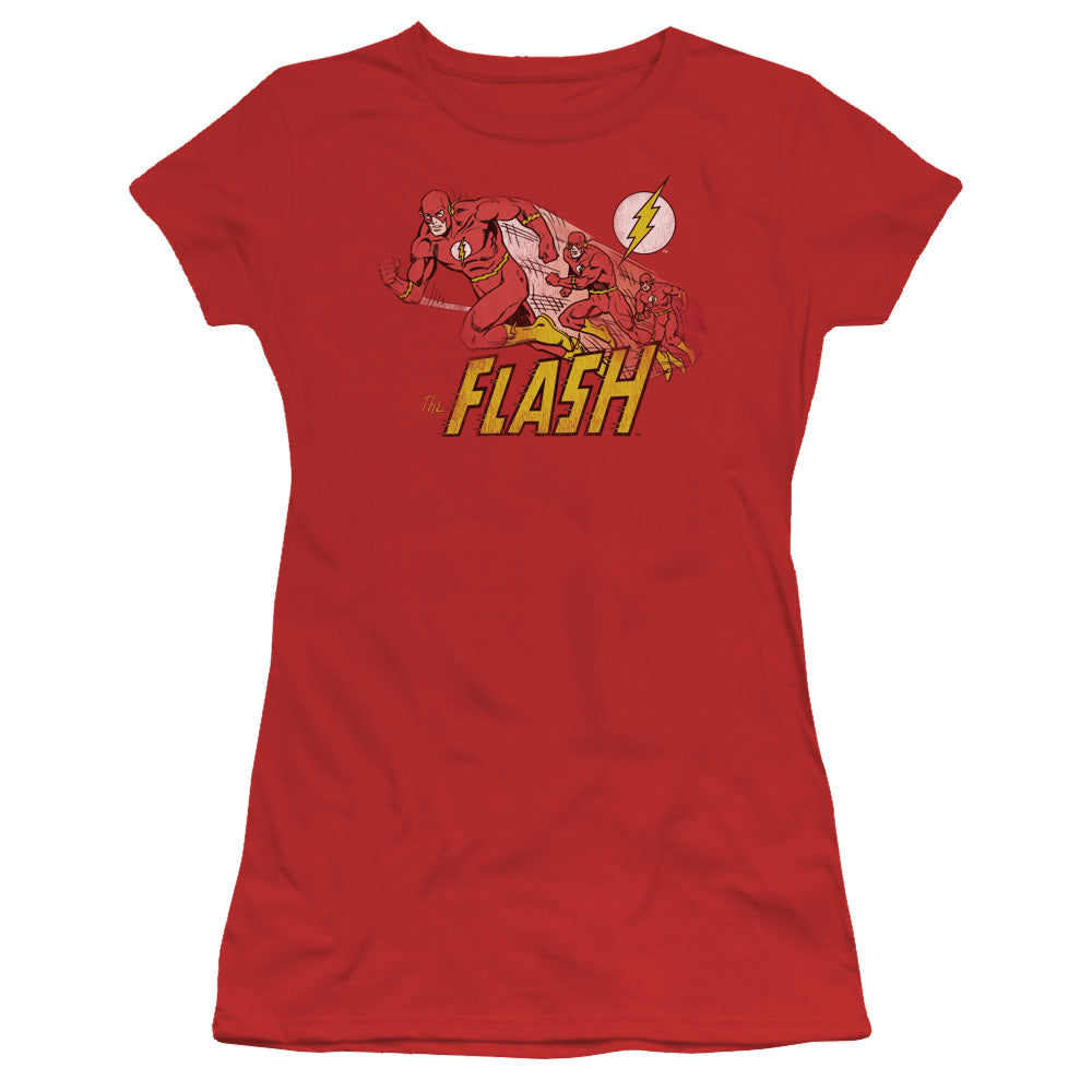 Flash, The Crimson Comet - Juniors T-Shirt Juniors T-Shirt The Flash   