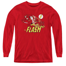 Flash, The Crimson Comet - Youth Long Sleeve T-Shirt Youth Long Sleeve T-Shirt The Flash   