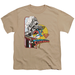 Superman Off The Rails - Youth T-Shirt Youth T-Shirt (Ages 8-12) Superman   