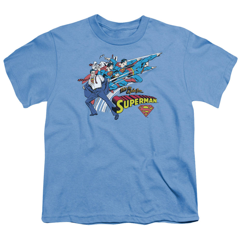 Superman Quick Change - Youth T-Shirt Youth T-Shirt (Ages 8-12) Superman   