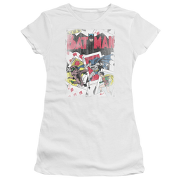 DC Comics Number 11 Distressed - Juniors T-Shirt Juniors T-Shirt Batman   