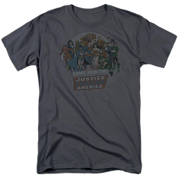 DC Comics Join The Justice League - Men's Regular Fit T-Shirt Men's Regular Fit T-Shirt Justice League   