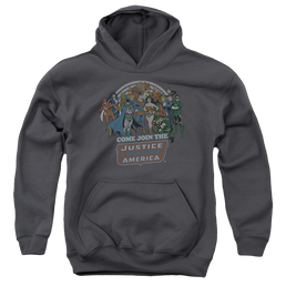 Justice League Join The Justice League - Youth Hoodie Youth Hoodie (Ages 8-12) Justice League   