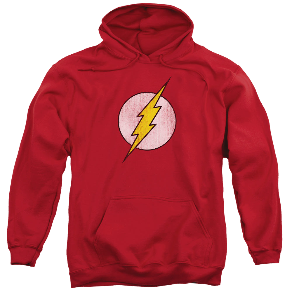 Flash, The Flash Logo Distressed - Pullover Hoodie Pullover Hoodie The Flash   