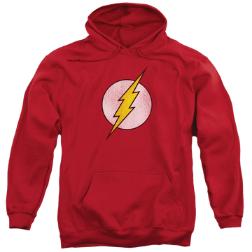 Flash, The Flash Logo Distressed - Pullover Hoodie Pullover Hoodie The Flash   