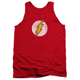 Flash, The Flash Logo Distressed - Men's Tank Top Men's Tank The Flash   