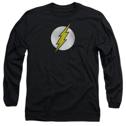 Flash, The Flash Logo Distressed - Men's Long Sleeve T-Shirt Men's Long Sleeve T-Shirt The Flash   