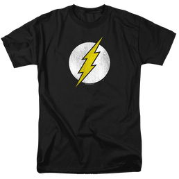 Flash, The Flash Logo Distressed - Men's Regular Fit T-Shirt Men's Regular Fit T-Shirt The Flash   