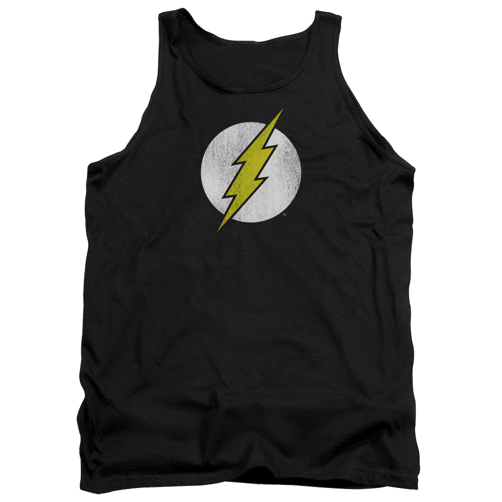 Flash, The Flash Logo Distressed - Men's Tank Top Men's Tank The Flash   