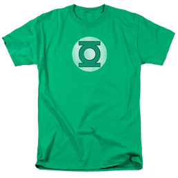 DC Comics Gl Logo Distressed - Men's Regular Fit T-Shirt Men's Regular Fit T-Shirt Green Lantern   
