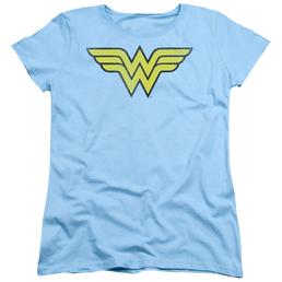 DC Comics Ww Logo Distressed - Women's T-Shirt Women's T-Shirt Wonder Woman   