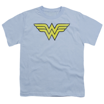Wonder Woman Ww Logo Distressed - Youth T-Shirt Youth T-Shirt (Ages 8-12) Wonder Woman   