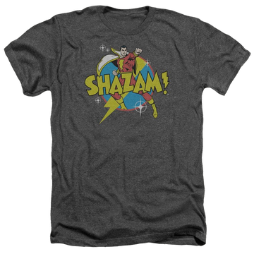 DC Comics Power Bolt - Men's Heather T-Shirt Men's Heather T-Shirt Shazam   