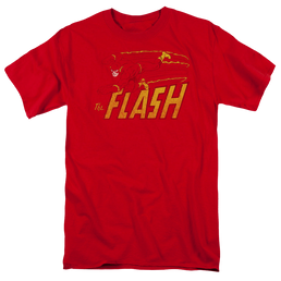 Flash, The Flash Speed Distressed - Men's Regular Fit T-Shirt Men's Regular Fit T-Shirt The Flash   