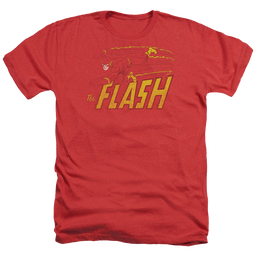 Flash, The Flash Speed Distressed - Men's Heather T-Shirt Men's Heather T-Shirt The Flash   