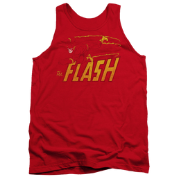 Flash, The Flash Speed Distressed - Men's Tank Top Men's Tank The Flash   