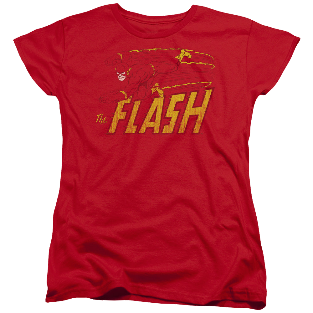 Flash, The Flash Speed Distressed - Women's T-Shirt Women's T-Shirt The Flash   