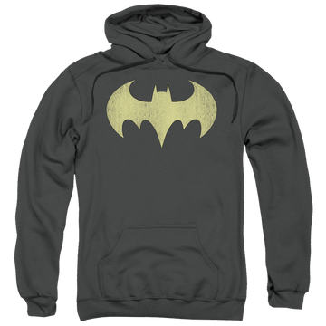 Batgirl Batgirl Logo Distressed - Pullover Hoodie Pullover Hoodie Batman   
