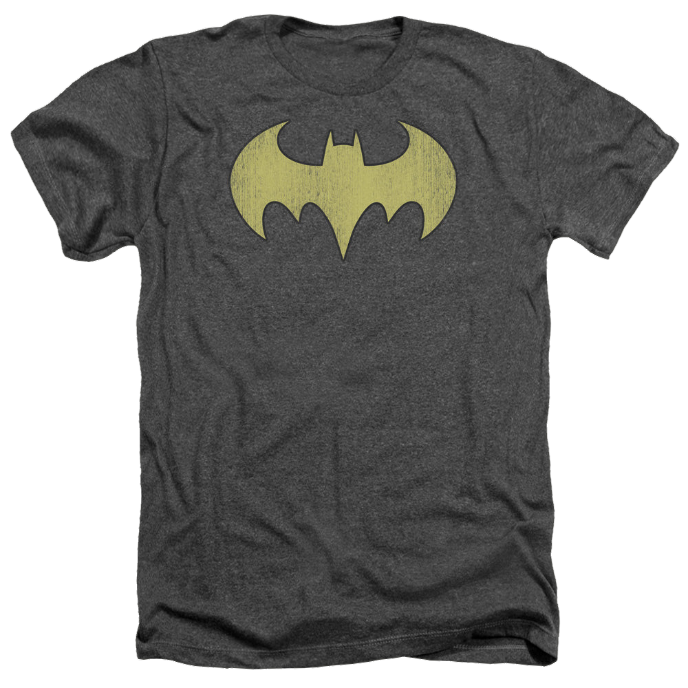 Batgirl Batgirl Logo Distressed - Men's Heather T-Shirt Men's Heather T-Shirt Batman   