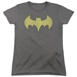 Batgirl Batgirl Logo Distressed - Women's T-Shirt Women's T-Shirt Batman   