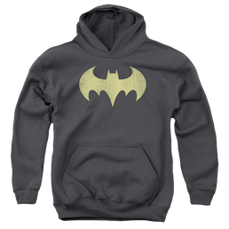 Batgirl Batgirl Logo Distressed - Youth Hoodie Youth Hoodie (Ages 8-12) Batman   
